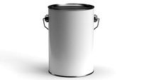 5 Quart paint can with metal handle