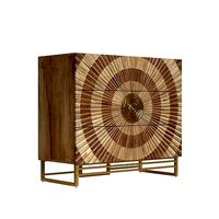 Wayfair Heine Metallic 3 Drawer Accent Chest
