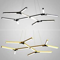 Quad Y LED Chandelier by Sonneman