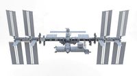 ISS International Space Station no Texture