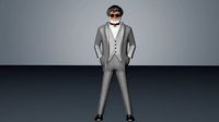 Superstar Rajinkanth Kabali 3D Model