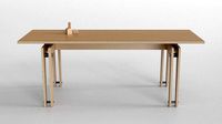 Multilayer-wood dining table