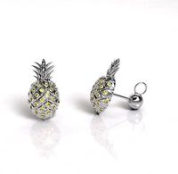 arete pina pineapple earring