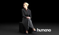 Humano Sitting woman 0614