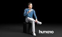 Humano Sitting man 0607