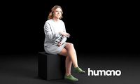 Humano Sitting woman 0603