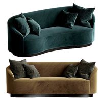 Petite Curved Sofa