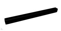 SoundBar black speaker