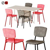 NORDEN table and KARLJAN chairs