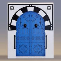Traditional Tunisian door