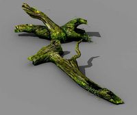 Elven mountains - green algae - dead trees 03