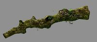 Elven mountains - green algae - dead trees 01