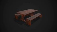 Medieval Dining Table - Chair