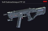 Scifi Submachinegun FTF 23