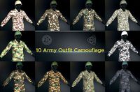 10 Army Outfit Camouflage