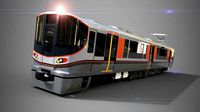JR 323 Japan Commuter Train 3D Model Full Set
