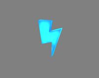 cartoon lightning icon - weather icons in symbols