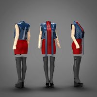 Female Asian Stile costume