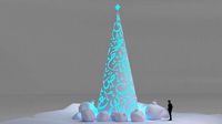 arabic alphabet christmas tree