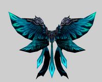 blue wings