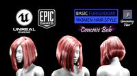 concave bob grooming real-time hairstyle unreal engine 4