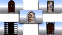 medieval dungeon door five pack