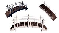 wooden garden bridge