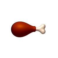 chicken leg cartoon