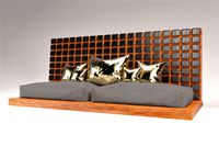 chocolate sofa