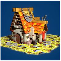 stylized blacksmith workshop