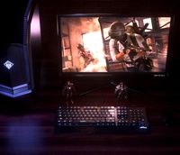 keyboard modeling and dark style rendering