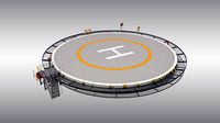 circular heliport