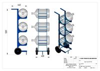 hand truck trolley for 20 litre bottle