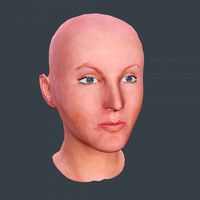 female head textured