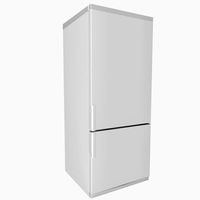 white fridge