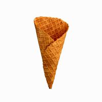 empty ice cream cone
