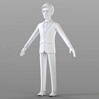 cartoon businessman