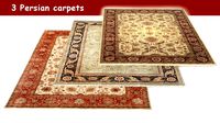 3 persian carpets rug model