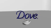 3d logo dove