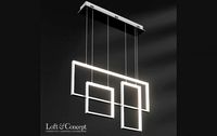 rectangle geometry chandelier loft-concept