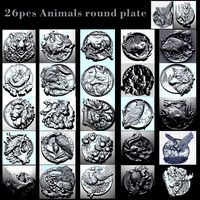 26pcs animal plate set 3d relief for vectric and artcam applications