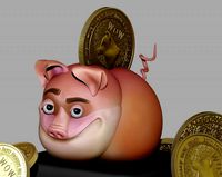 crypto-coin doge for printer