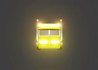 low poly truck