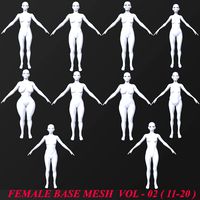 10 female base mesh volume-02