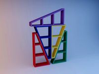 cupboard triangle library kids