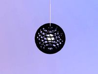 plywood pendant lamp
