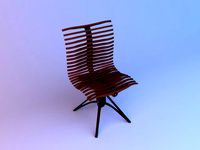 parametric ergonomic spine chair