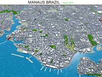 manaus city brazil 40km