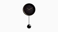 strusk clock black