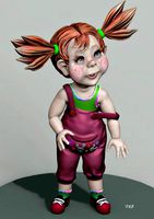 of a funny cool child